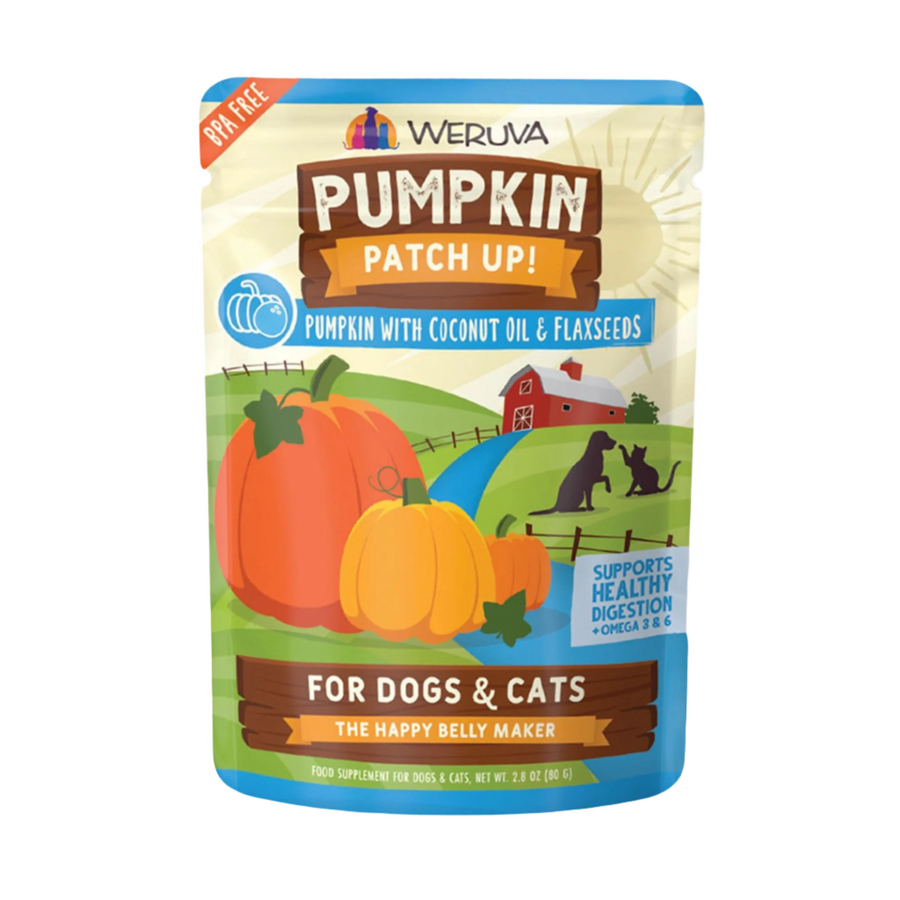 Weruva Dog Cat Pumpkin Coconut Oil 2.8oz. Pouch (Case of 12)