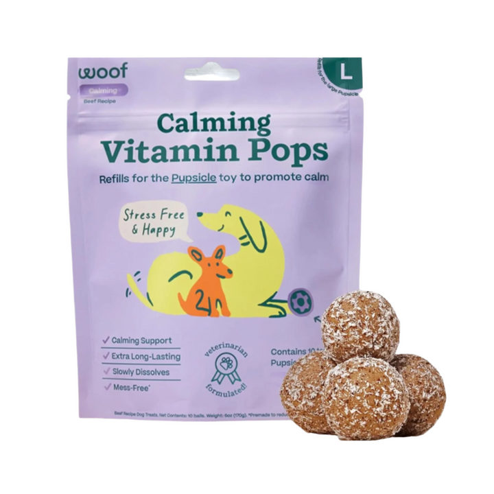 Woof Dog Wellness Pops Calming Large 8Oz