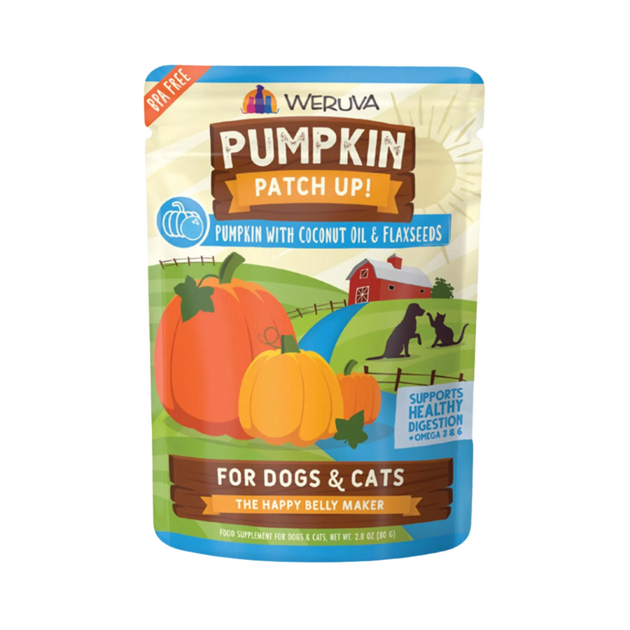 Weruva Dog Cat Pumpkin Coconut Oil 1.05oz. Pouch (Case of 12)