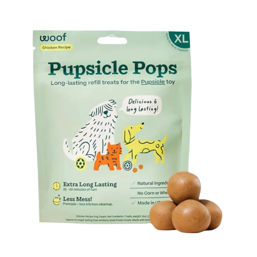 Woof Dog Beef Peanut Butter Pops Xlarge 12Oz