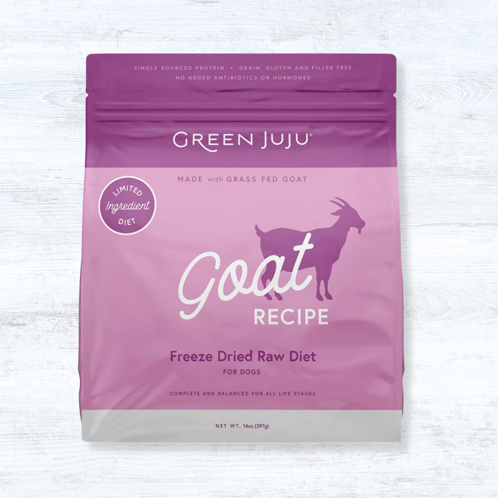 Green Juju Dog Freeze-Dried Raw Goat 14oz.