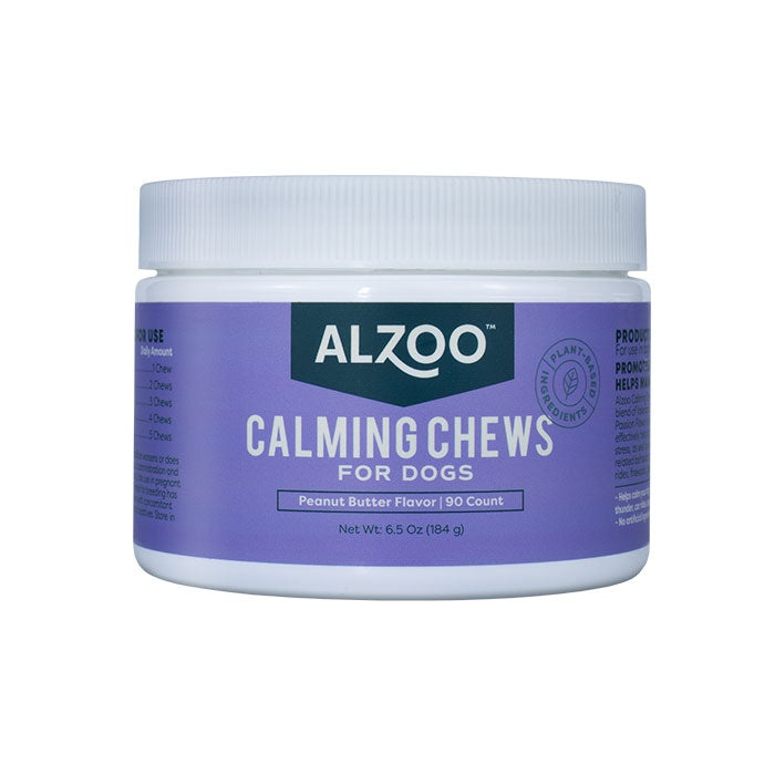 Alzoo Plant-Based Calming Soft Chews Peanut Butter 90 Count