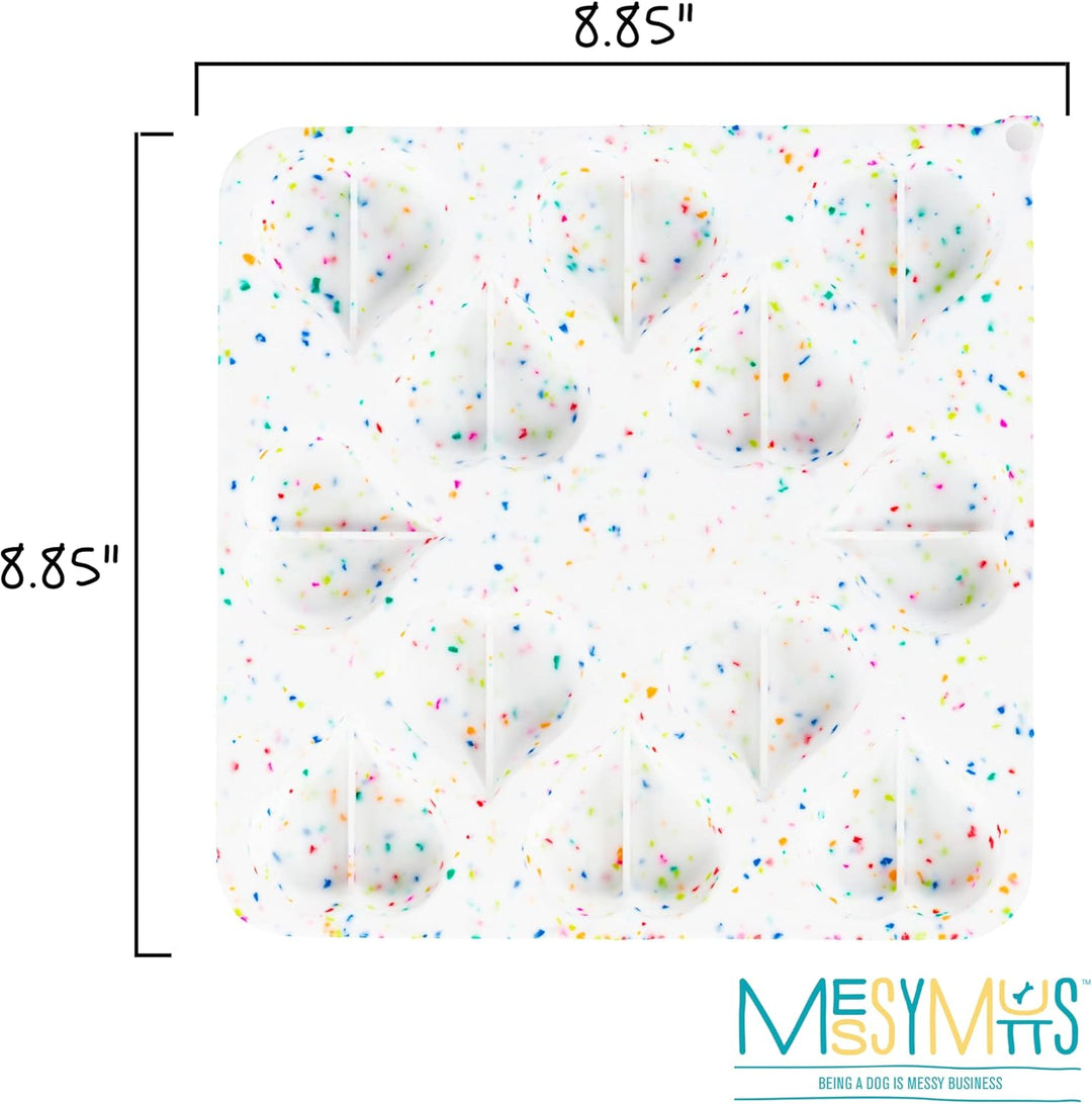 Messy Mutts Dog Treat Making Mold Heart Confetti