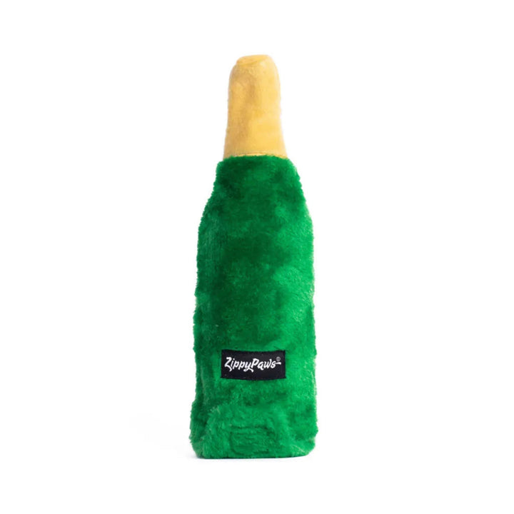 ZippyPaws Happy Hour Crusherz Dog Toy Champagne