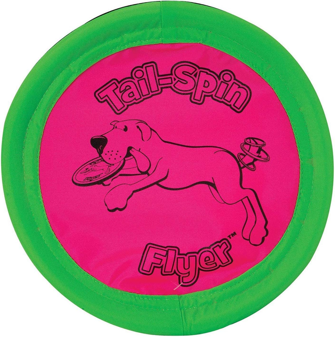 Booda Tail Spin Flyer Dog Toy Multi-Color Medium