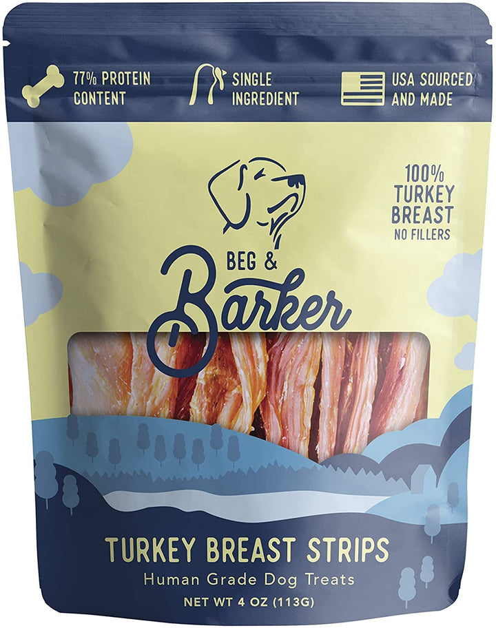 Beg & Barker Dog Strips Turkey Breast 4oz