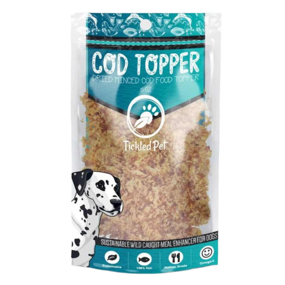 Tickled Pet Dog Cod Meal Topper 6oz