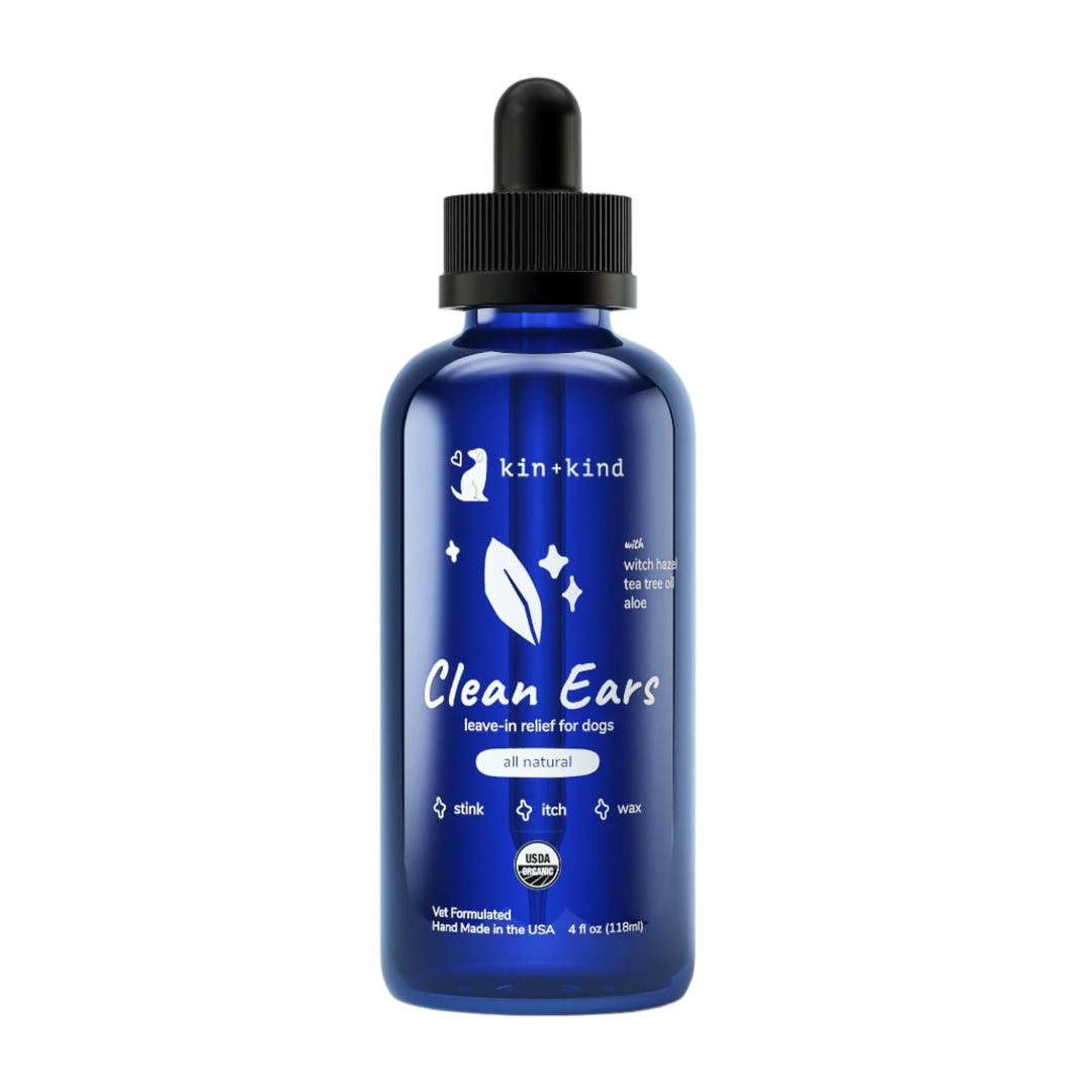 Kin+Kind Clean Ears Organic Dog 4oz