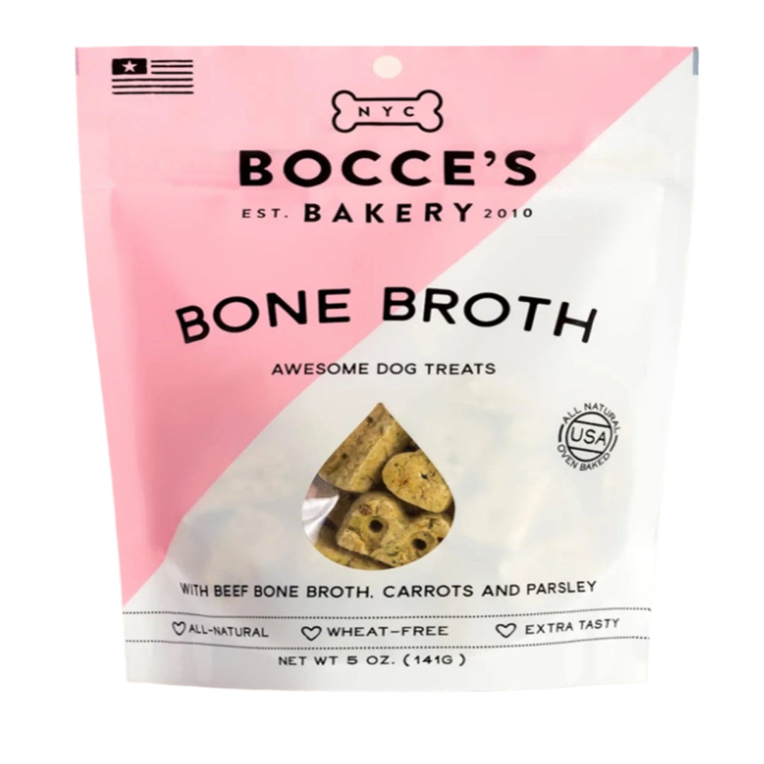 Bocce's Bakery Dog Biscuits Bone Broth 5oz