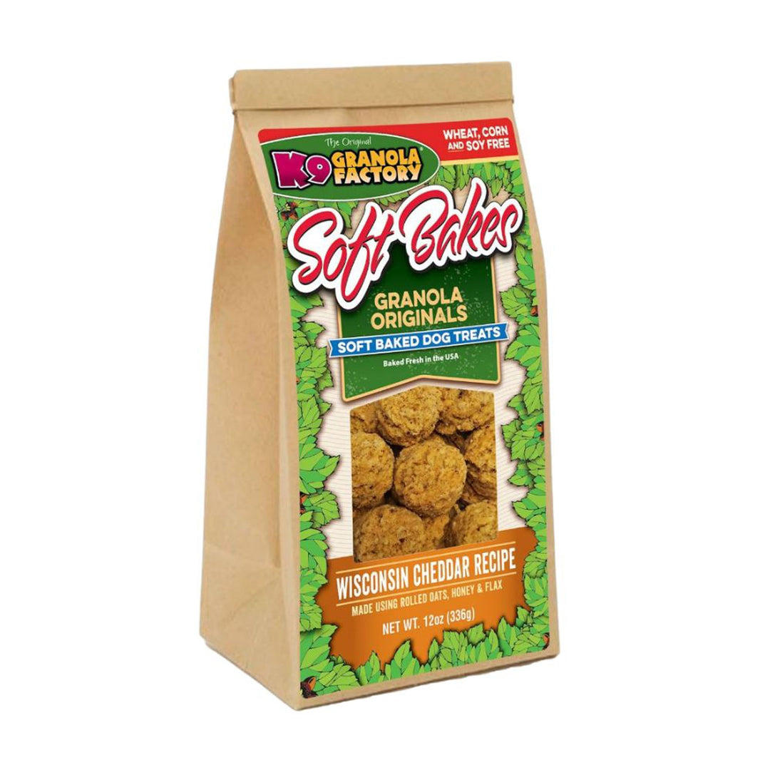 K9 Granola Factory Soft Bakes Dog Biscuits Wisconsin Cheddar