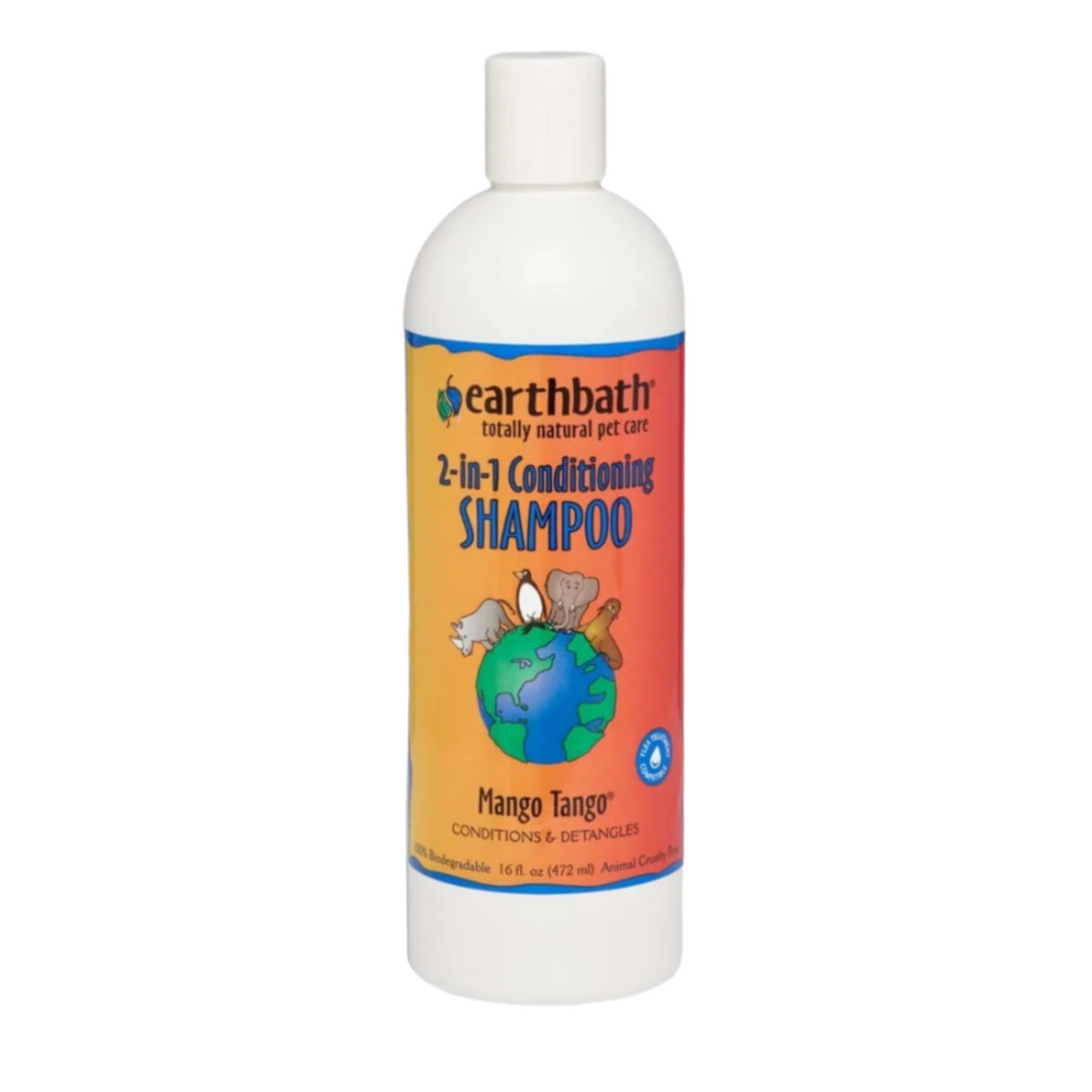 Earthbath 2-in-1 Conditioning Shampoo, Mango Tango 16oz