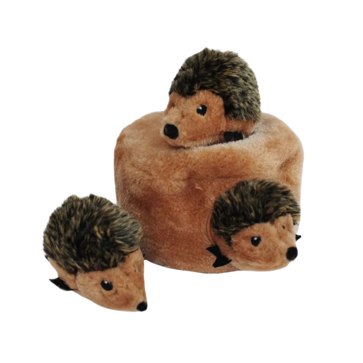 ZippyPaws Zippy Burrow Dog Toy Hedgehog Den